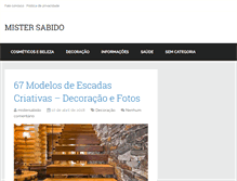 Tablet Screenshot of mistersabido.com